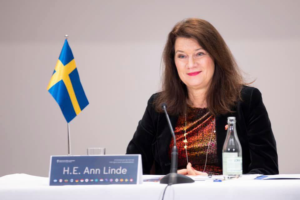 Ann Linde, Sweden's former foreign minister. Photo: Ann Linde's Facebook profile