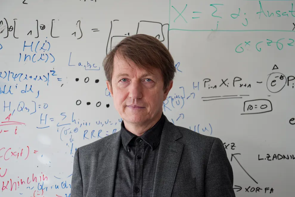 Tomaž Prosen, mathematical physicist and professor at the Faculty of Mathematics and Physics, University of Ljubljana. Photo: Jakob Pintar/STA